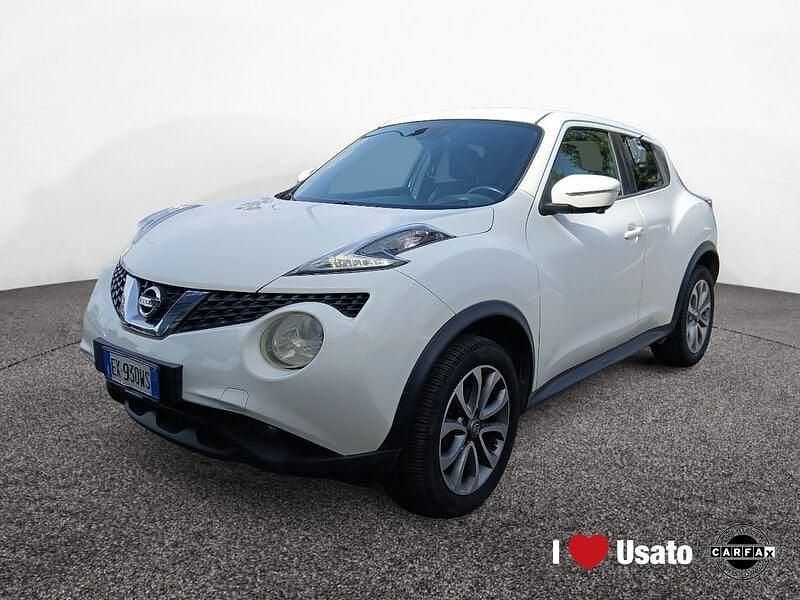Bianco Usata 2015 Nissan Juke Acenta SUV | 10.300 € (Buon prezzo) - Immagine 1/4