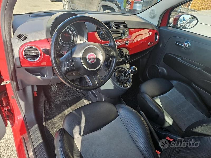 Usata Fiat 500 Pop 86 CV (63 kW) 2011 Rosso Berlina