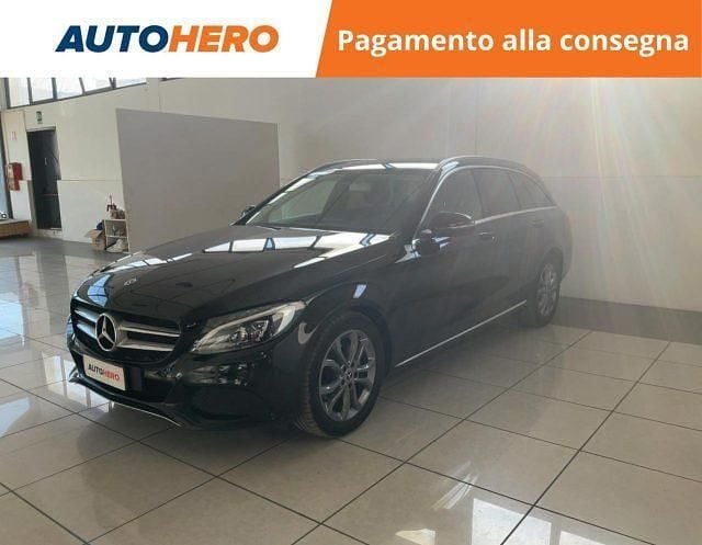 Usata Mercedes C180 115 CV (84 kW) 2018 Nero Station wagon
