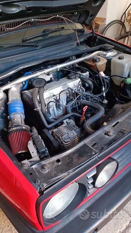 Usata VW Golf GTI 73 CV (53 kW) 1989 Rosso Coupé