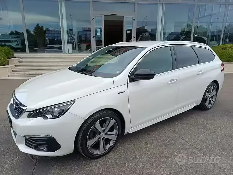 Usata Peugeot 308 SW GT-line 131 CV (96 kW) 2019 Bianco Station wagon