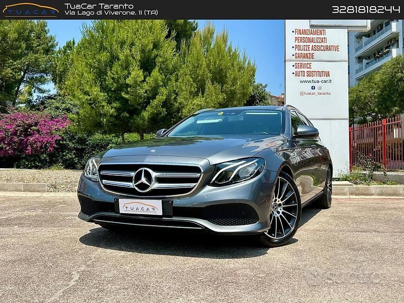 Usata Mercedes E220 Business 194 CV (142 kW) 2019 Grigio Station wagon