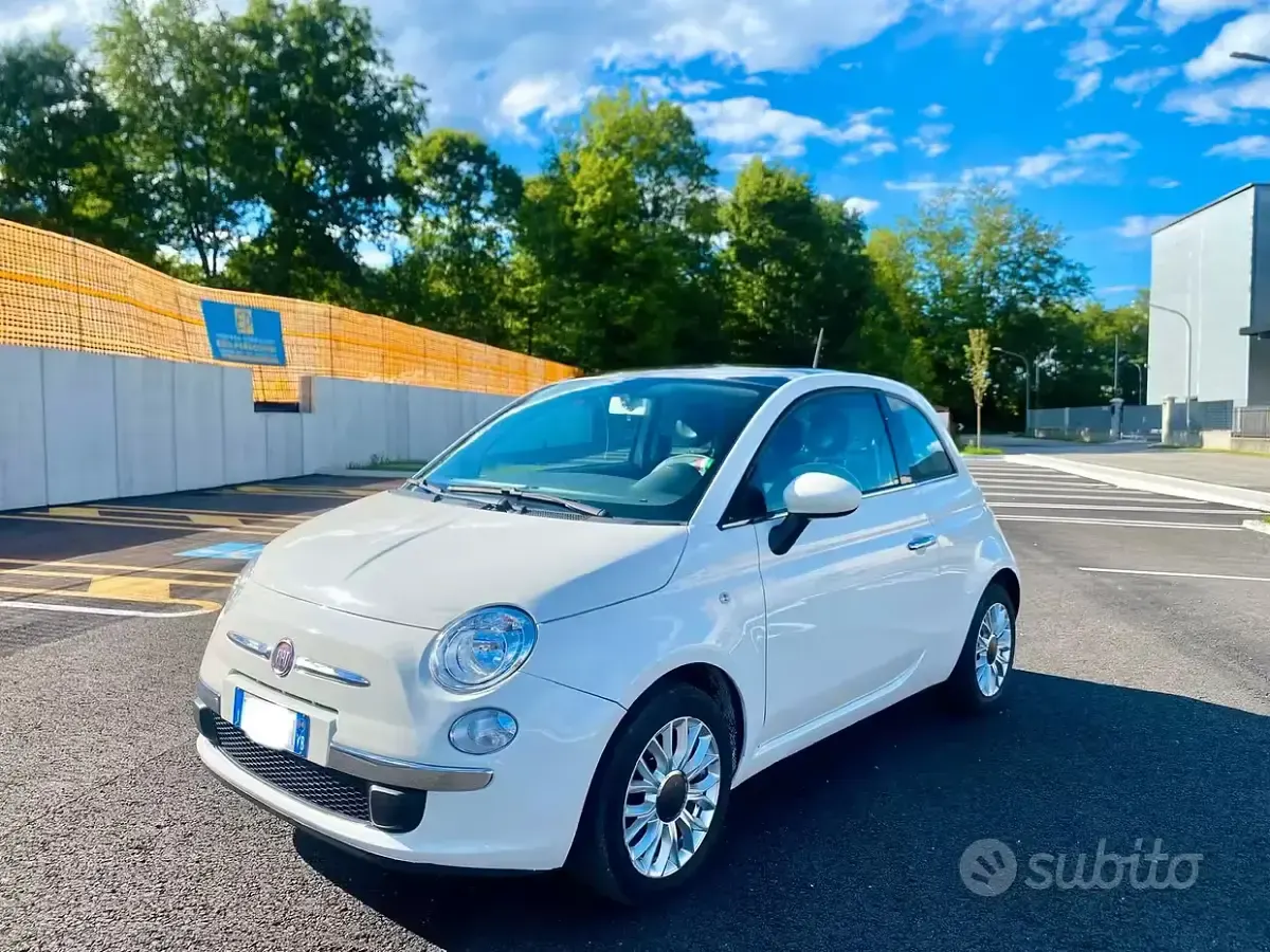 Usata Fiat 500 69 CV (50 kW) 2014 Bianco Utilitaria