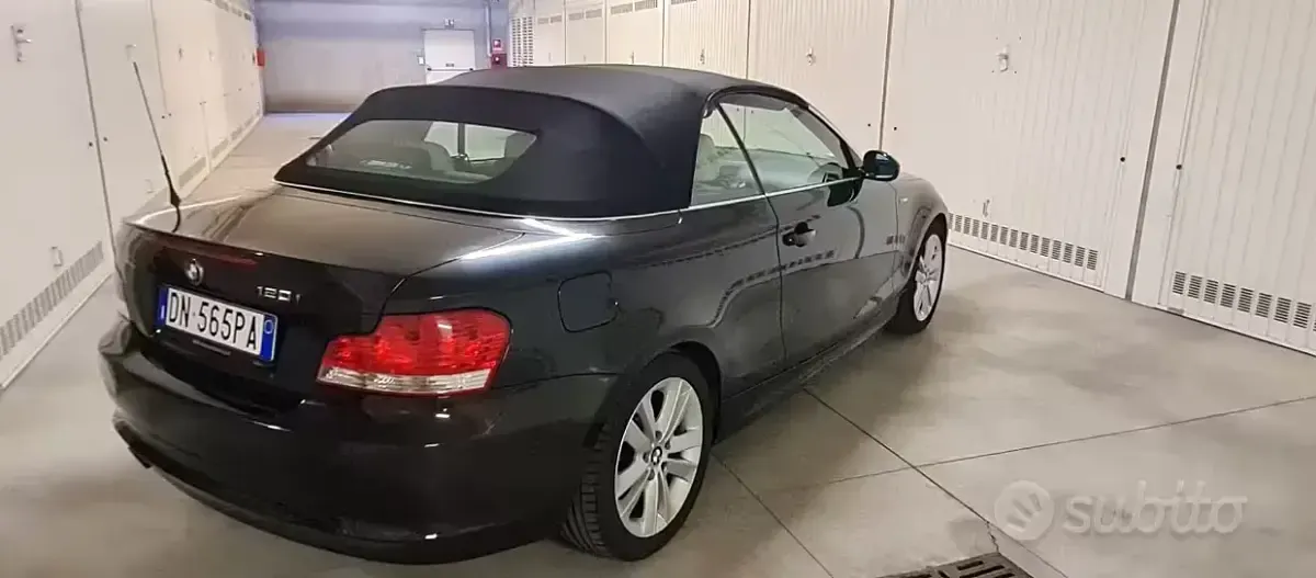 Usata BMW 120 Cabriolet 170 CV (125 kW) 2008 Nero Cabrio