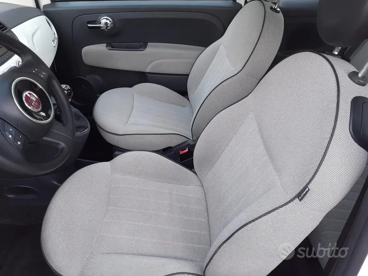 Usata Fiat 500 Lounge 69 CV (50 kW) 2013 Bianco Berlina