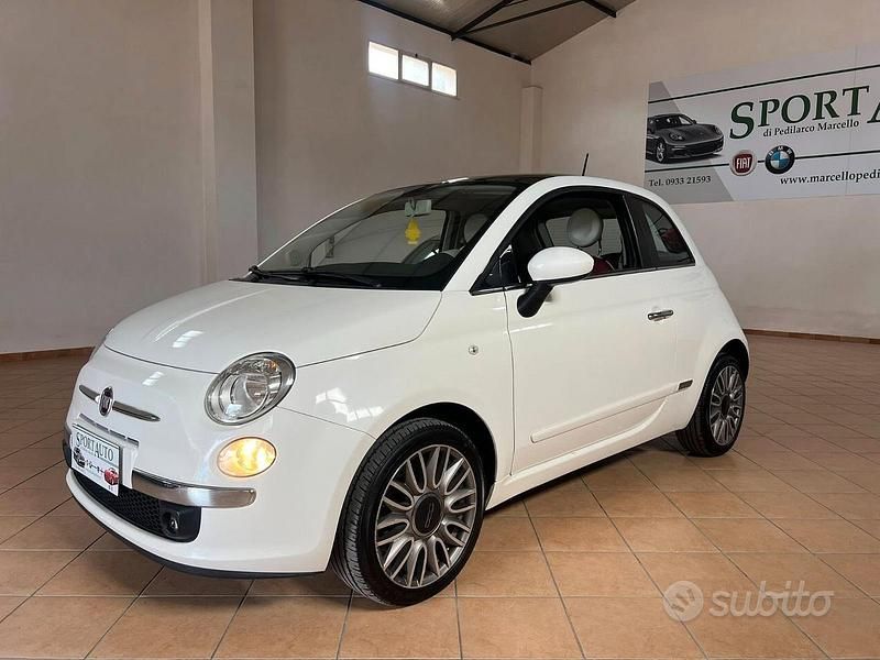 Usata Fiat 500 Lounge 95 CV (69 kW) 2015 Bianco Utilitaria