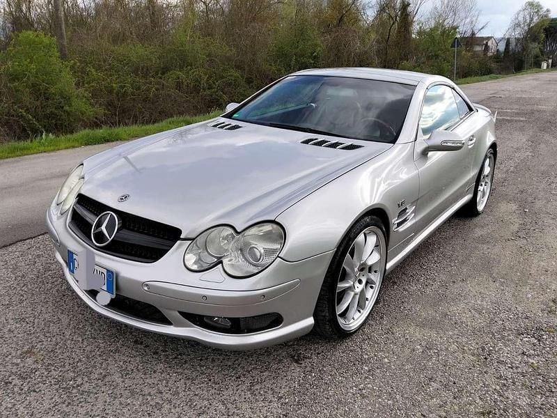 Usata Mercedes SL500 AMG 306 CV (225 kW) 2002 Argento Cabrio