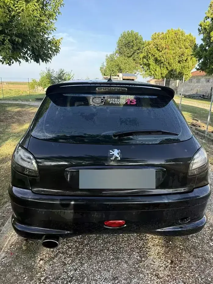 Usata Peugeot 206 GTi 109 CV (80 kW) 2004 Nero Berlina