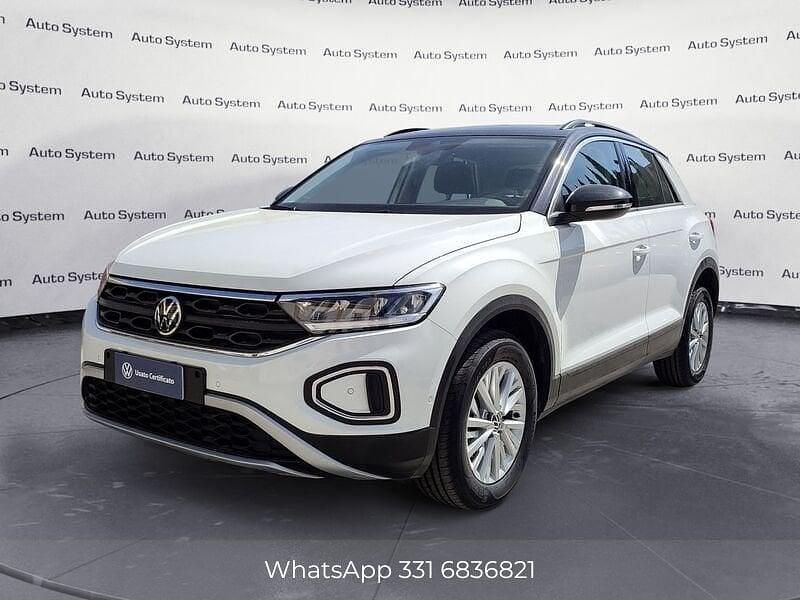 Usata VW T-Roc Life 110 CV (80 kW) 2023 Bianco SUV