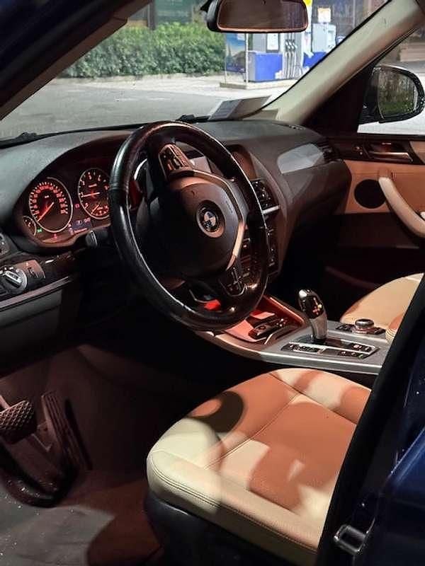 Usata BMW X3 xLine 190 CV (139 kW) 2014 Blu/azzurro SUV