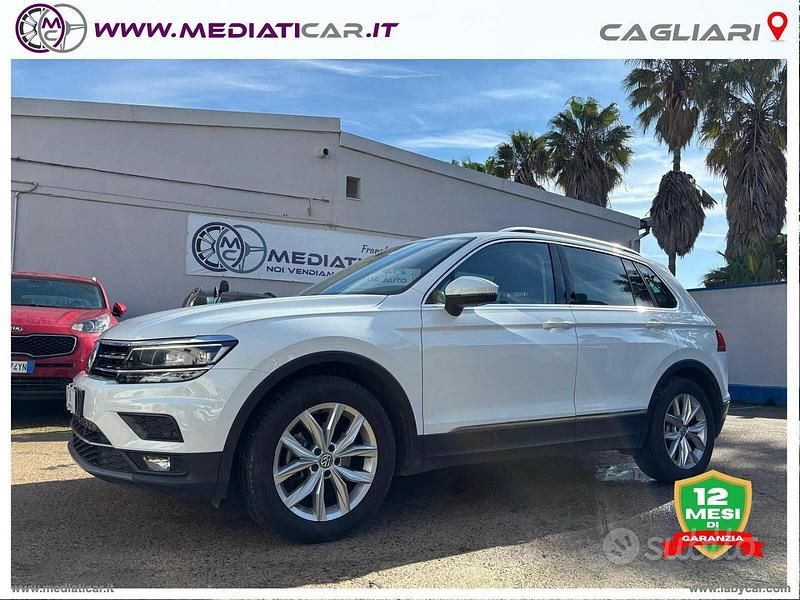 Usata VW Tiguan Advance 150 CV (110 kW) 2018 Bianco SUV