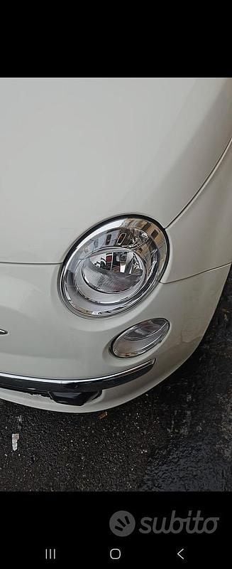 Usata Fiat 500 Lounge 69 CV (50 kW) 2009 Bianco Berlina