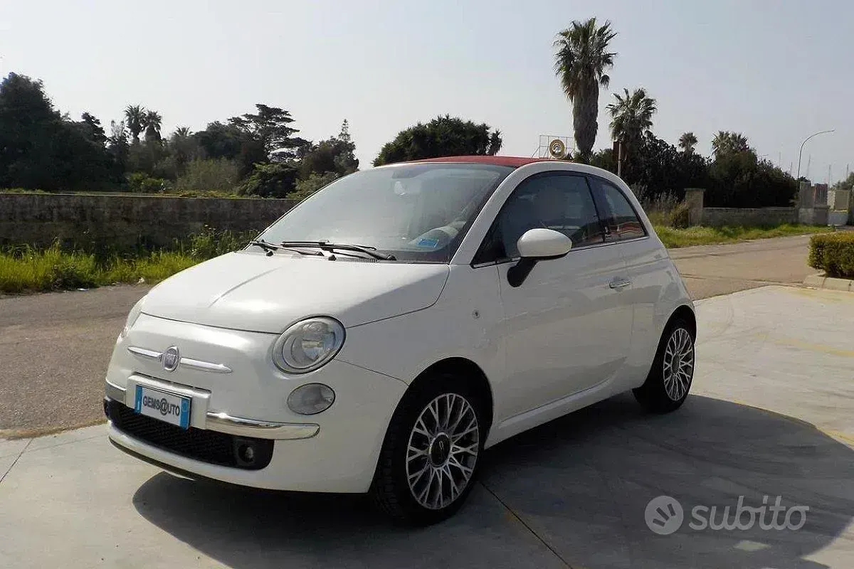 Usata Fiat 500C Lounge 95 CV (69 kW) 2012 Cabrio
