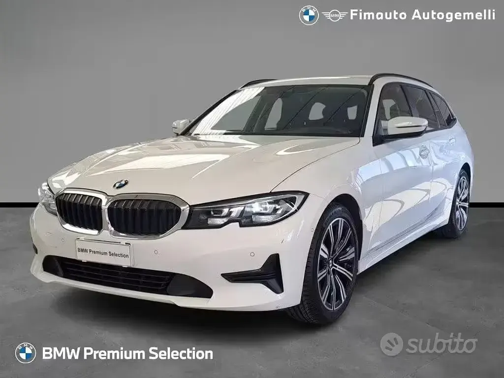 Usata BMW 320 Advantage 190 CV (139 kW) 2020 Bianco Station wagon