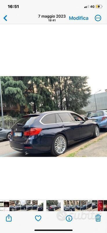 Usata BMW 318 Luxury Line 143 CV (105 kW) 2013 Blu/azzurro Station wagon