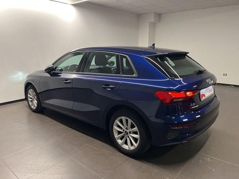 Usata Audi A3 Sportback 150 CV (110 kW) 2023 Blu Utilitaria