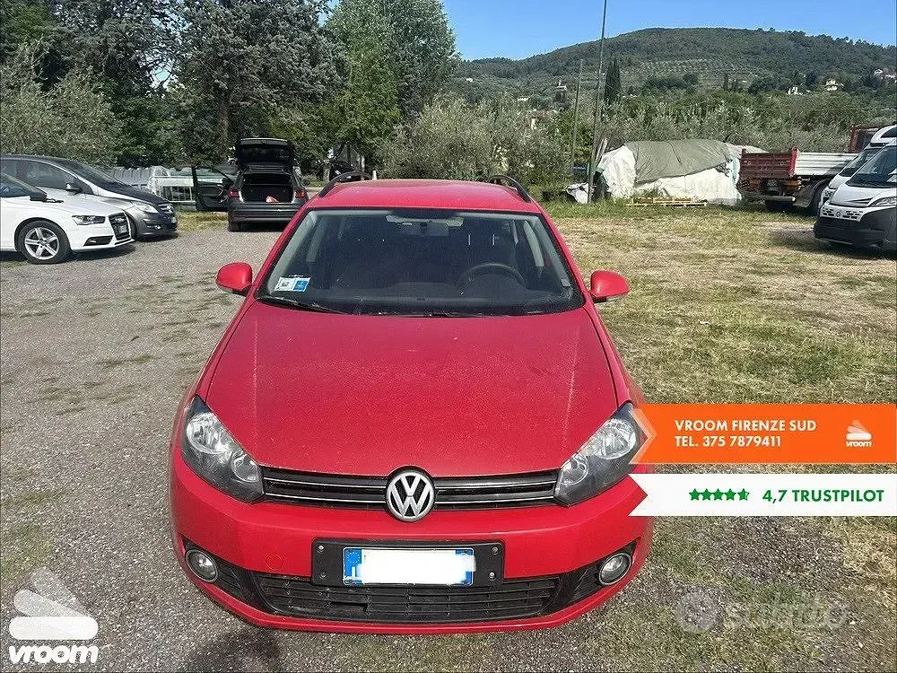 Używany VW Golf VII Trendline 105 KM (77 kW) 2013 Czerwony Kombi