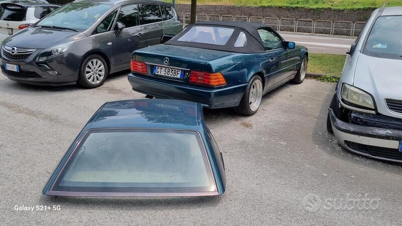 Usata Mercedes SL320 231 CV (169 kW) 1994 Verde Cabrio