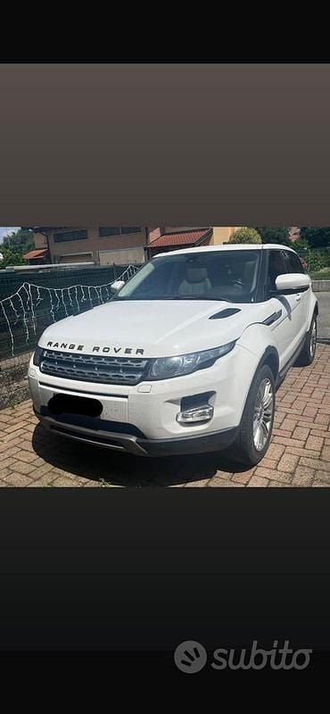 Usata Land Rover Range Rover evoque 2011 Bianco Cabrio