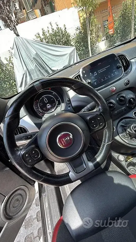 Usata Fiat 500S S 69 CV (50 kW) 2018 Nero Berlina