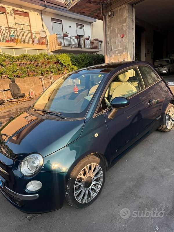 Usata Fiat 500 95 CV (69 kW) 2016 Blu Utilitaria