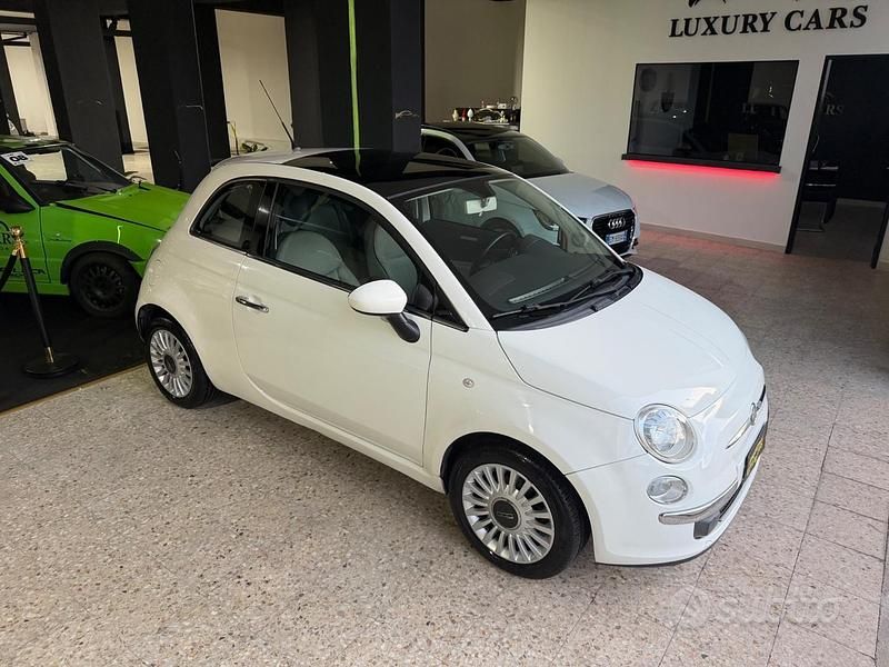 Usata Fiat 500 Lounge 69 CV (50 kW) 2010 Bianco Berlina