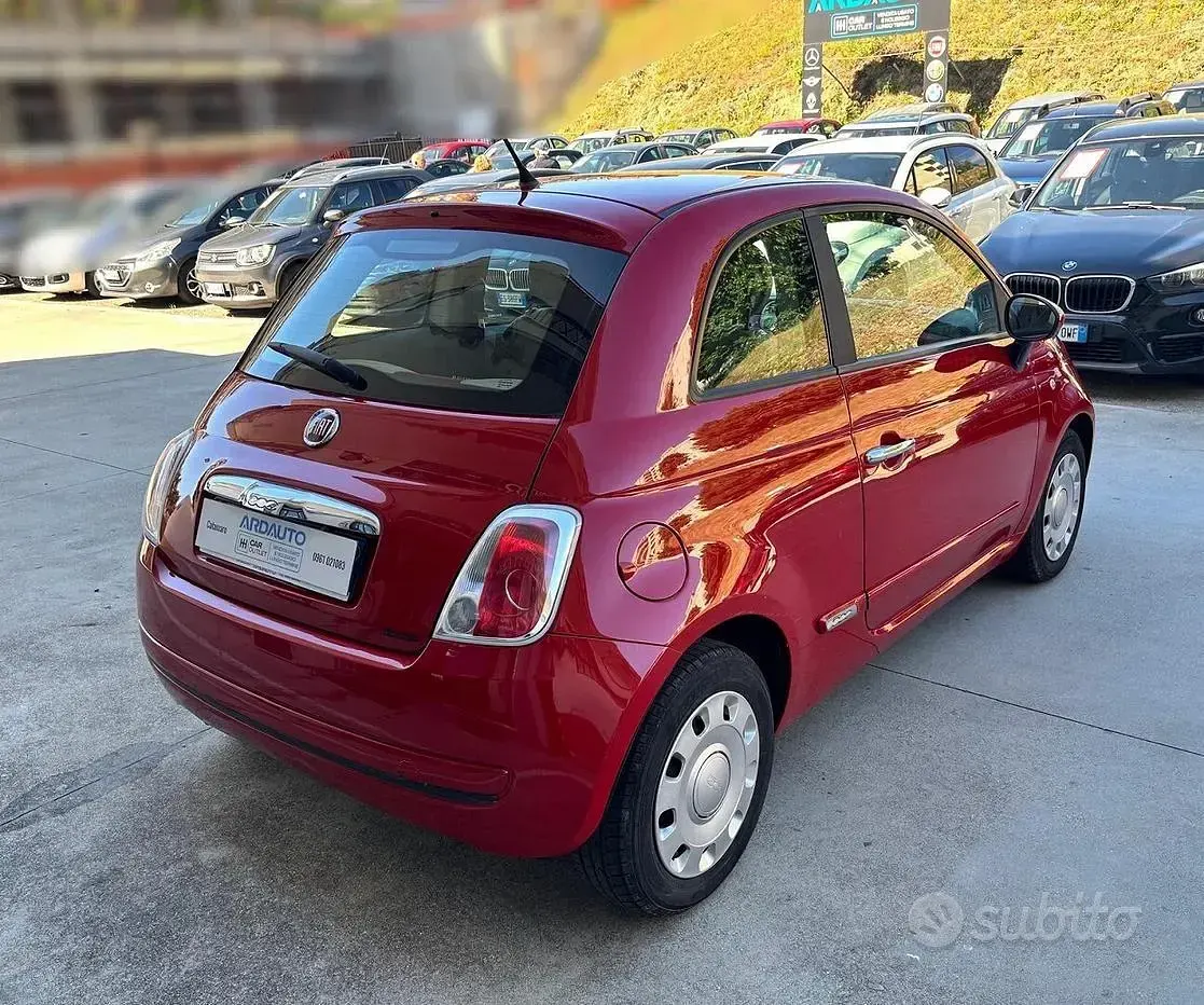 Usata Fiat 500 Pop 69 CV (50 kW) 2009 Rosso Cabrio