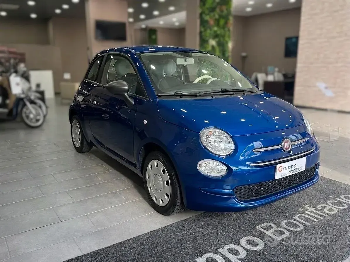 Usata Fiat 500 Pop 69 CV (50 kW) 2019 Blu Berlina