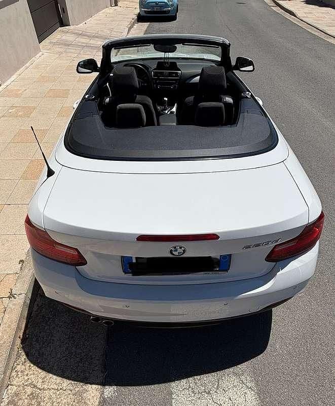 Usata BMW 220 M Sport 190 CV (139 kW) 2016 Bianco Cabrio