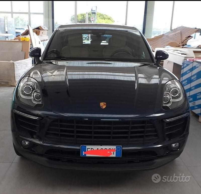 Usata Porsche Macan 252 CV (185 kW) 2018 Blu SUV