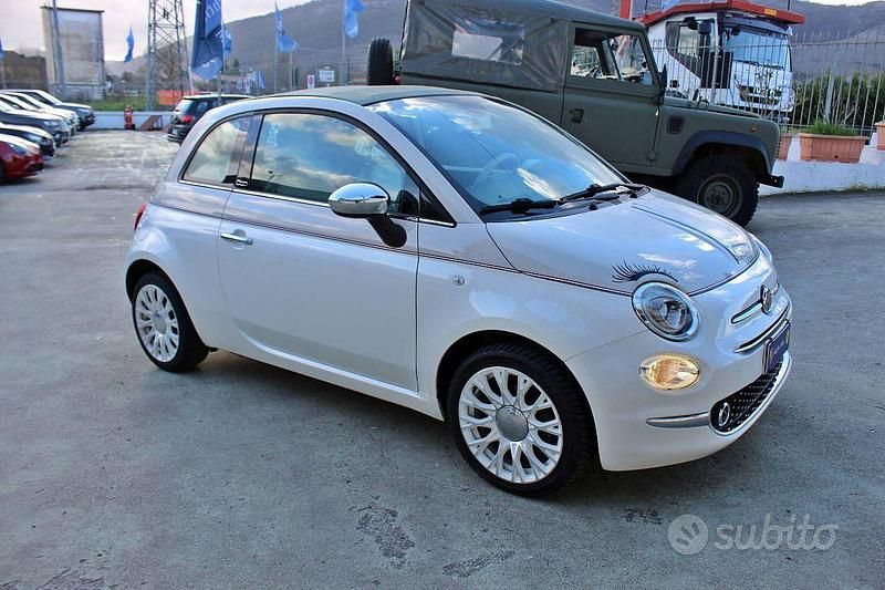 Usata Fiat 500C 95 CV (69 kW) 2017 Beige Cabrio