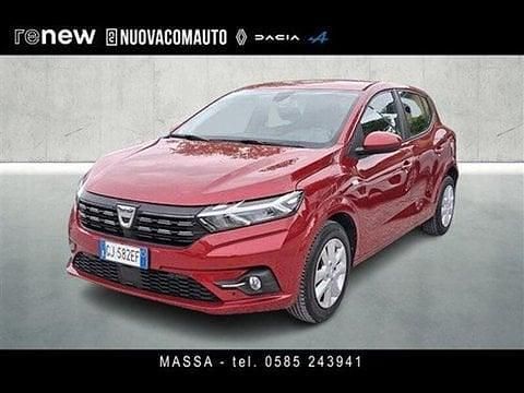 Rosso Usata 2022 Dacia Sandero Comfort Due volumi | 12.500 € (Buon prezzo) - Immagine 1/4