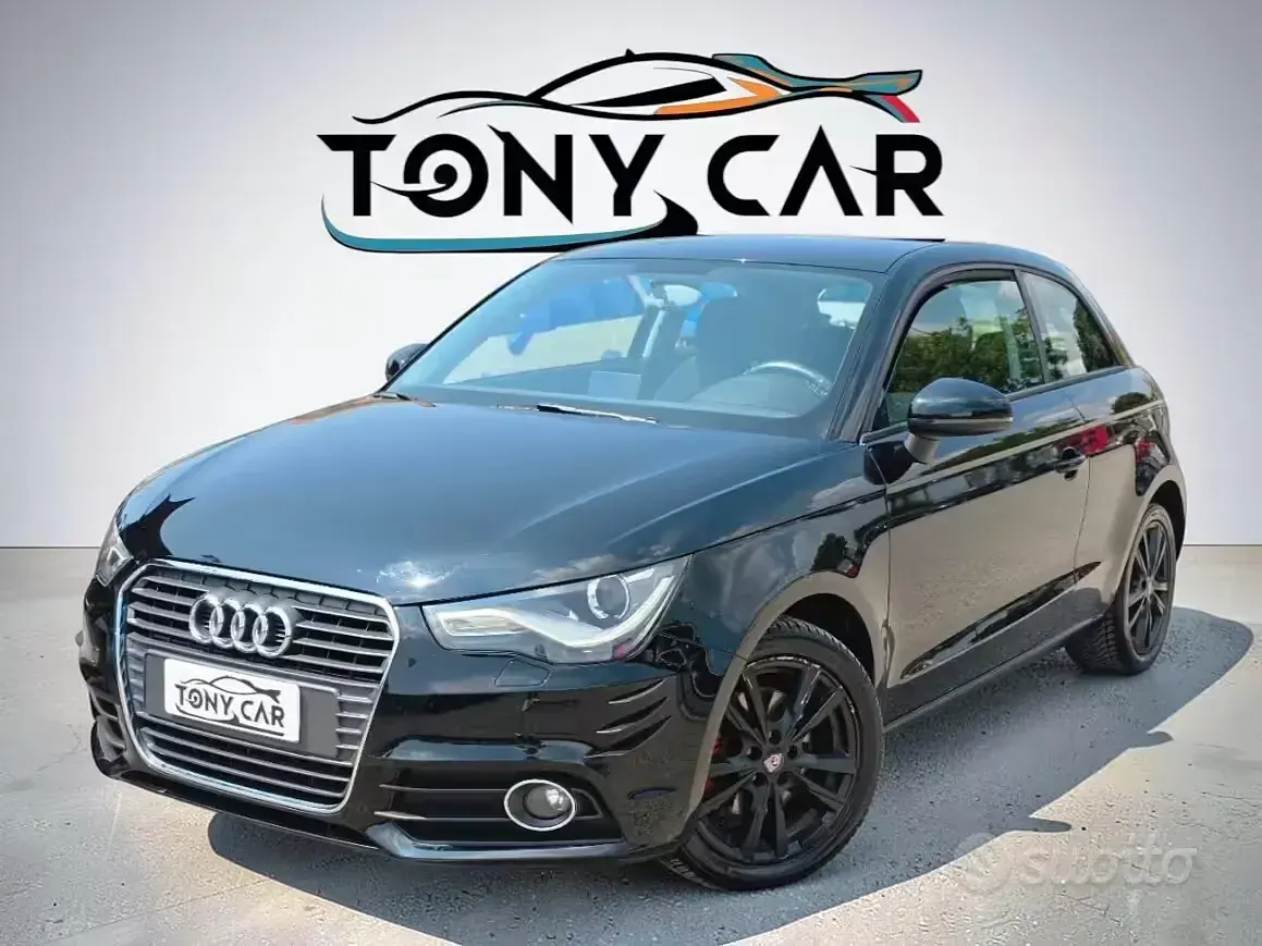 Usata Audi A1 122 CV (89 kW) 2010 Nero Utilitaria
