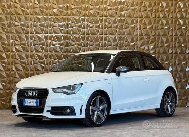 Usata Audi A1 S-Line 105 CV (77 kW) 2011 Bianco Utilitaria