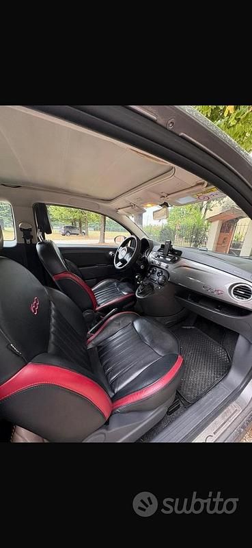 Usata Fiat 500 69 CV (50 kW) 2015 Grigio Cabrio