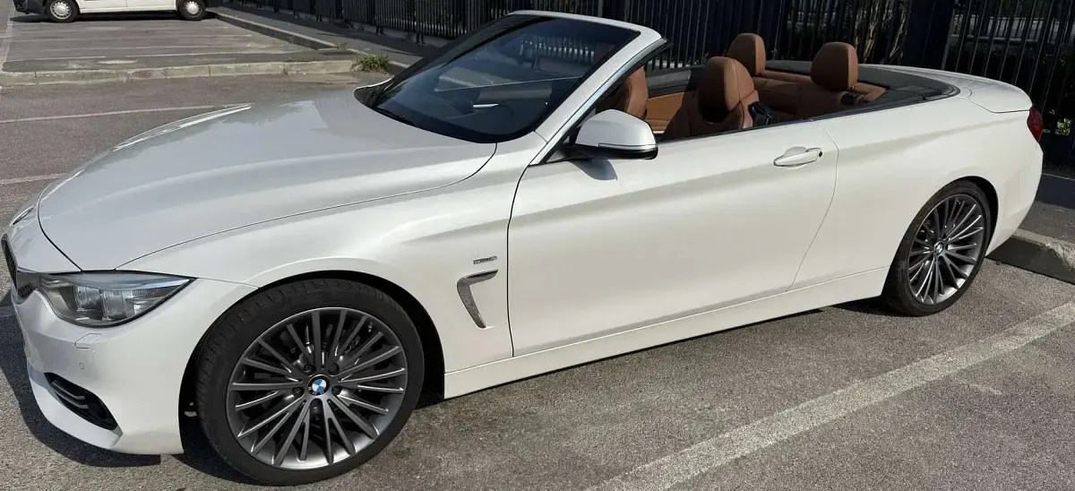 Usata BMW 428 Luxury Line 245 CV (180 kW) 2014 Bianco Cabrio
