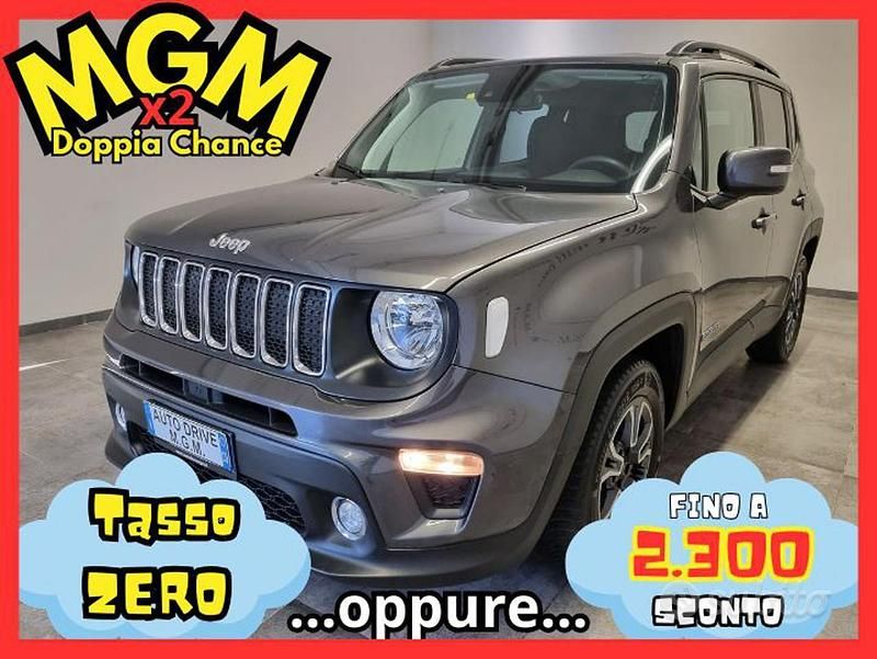 Usata Jeep Renegade Longitude 120 CV (88 kW) 2019 Grigio scuro SUV