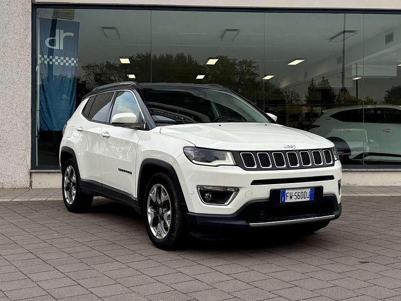 Bianco Usata 2019 Jeep Compass Limited SUV | 13.950 € (Ottimo prezzo) - Immagine 1/4