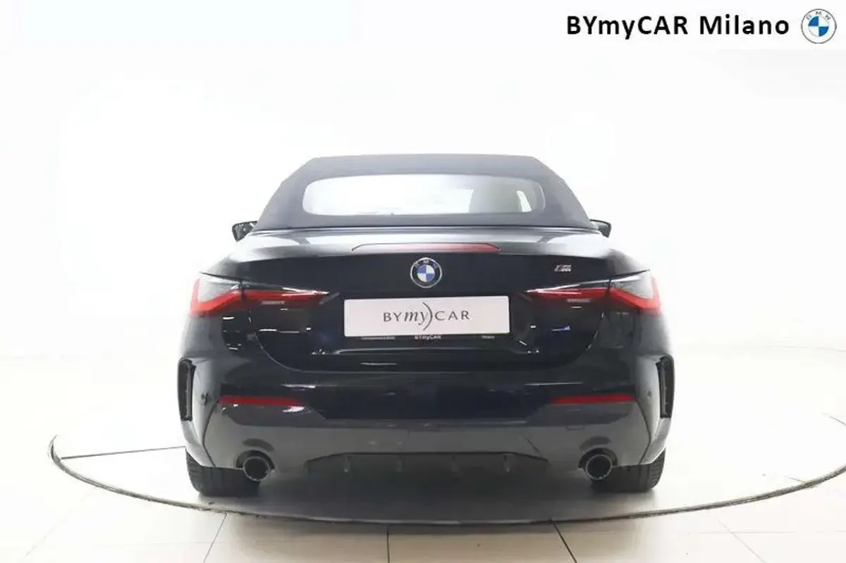 Usata BMW 420 Cabriolet M Sport 190 CV (139 kW) 2021 Nero zaffiro Cabrio