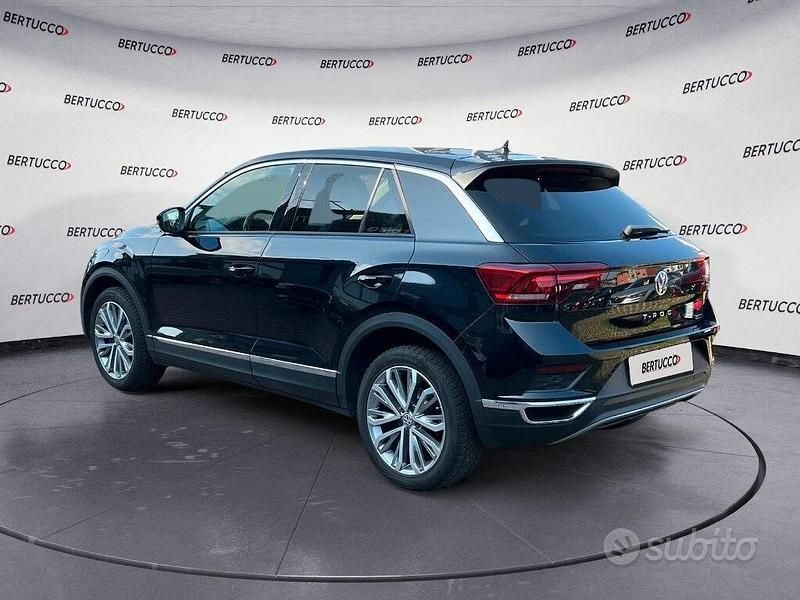 Usata VW T-Roc Advance 150 CV (110 kW) 2018 Nero SUV
