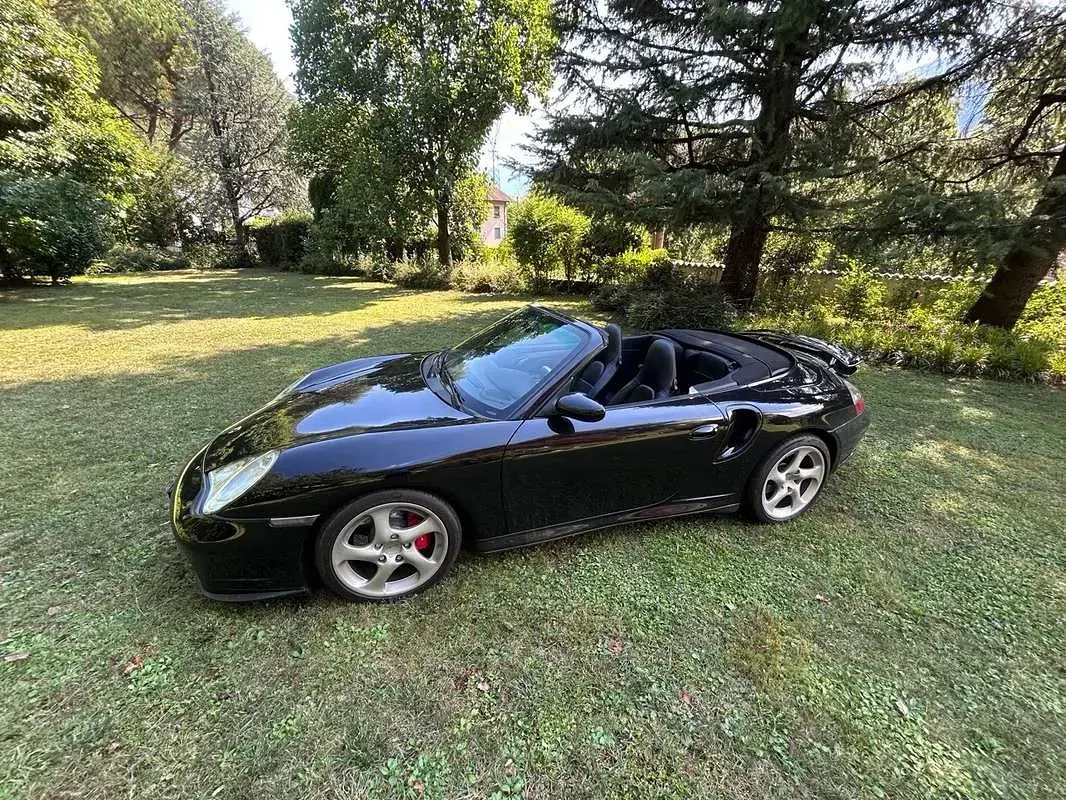 Usata Porsche 996 Turbo 450 CV (330 kW) 2007 Nero Cabrio