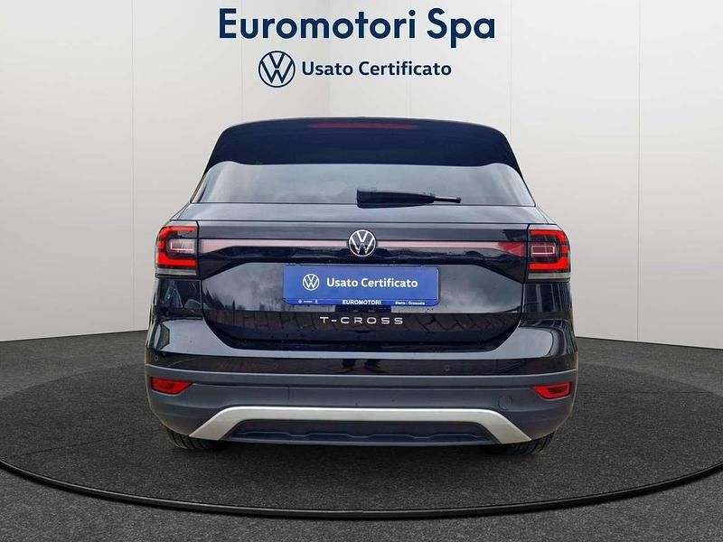 Usata VW T-Cross Advance 110 CV (80 kW) 2022 Nero SUV
