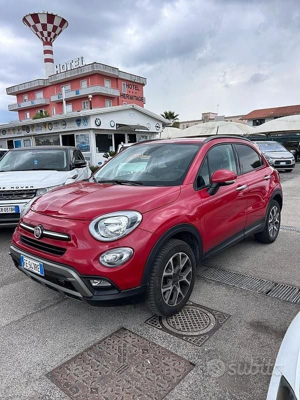 Usata Fiat 500X Cross 170 CV (125 kW) 2017 Rosso SUV