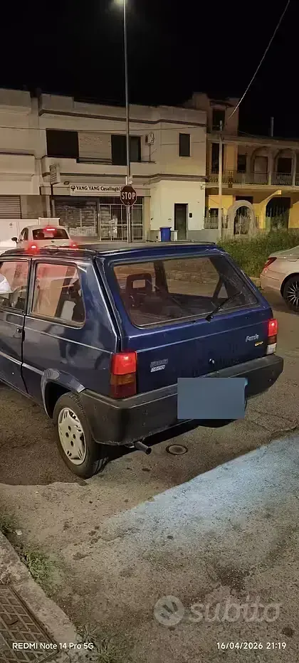 Usata Fiat Panda 54 CV (39 kW) 2003 Blu Utilitaria
