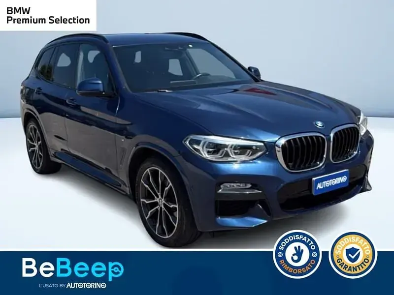 Usata BMW X3 M Sport 190 CV (139 kW) 2019 Blu metallizzato SUV