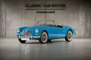 Usata MG MGA 72 CV (52 kW) 1957 Blu Cabrio