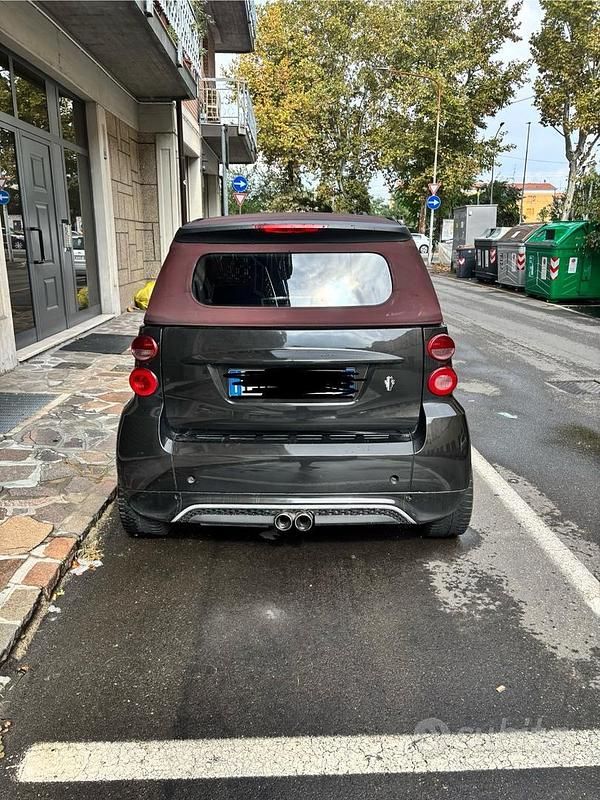 Usata Smart ForTwo Cabrio Pure 54 CV (39 kW) 2012 Nero Cabrio