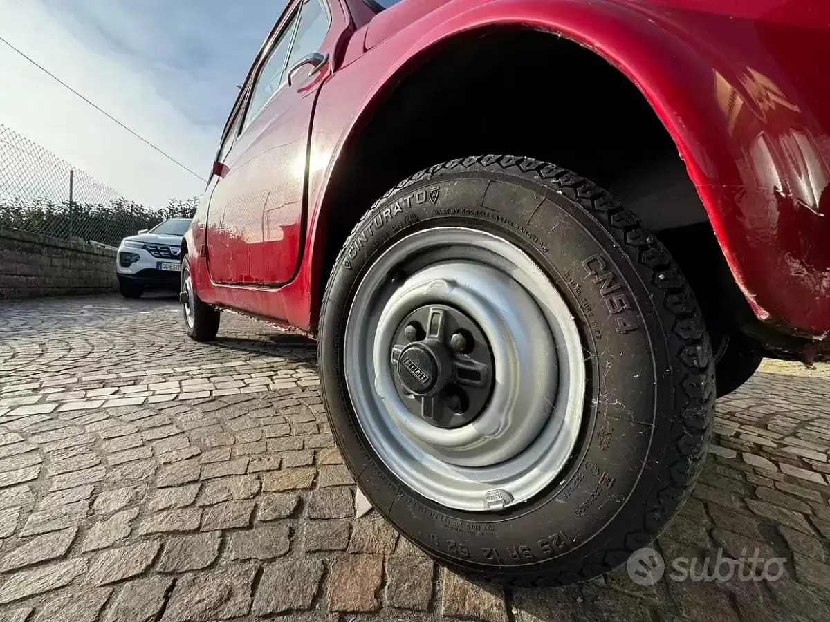 Usata Fiat 500 1970 Rosso Utilitaria