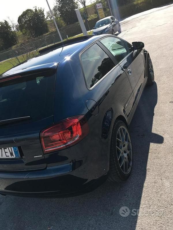 Usata Audi A3 S-Line 170 CV (125 kW) 2007 Blu Coupé