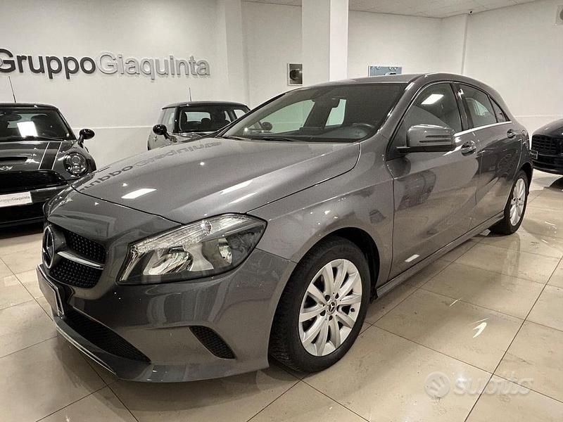 Usata Mercedes A160 89 CV (65 kW) 2018 Grigio Berlina